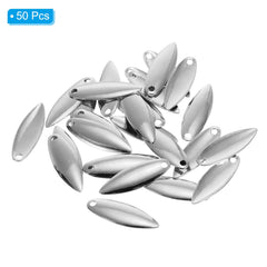 PATIKIL 50-pack willowleaf blades for DIY bait construction.