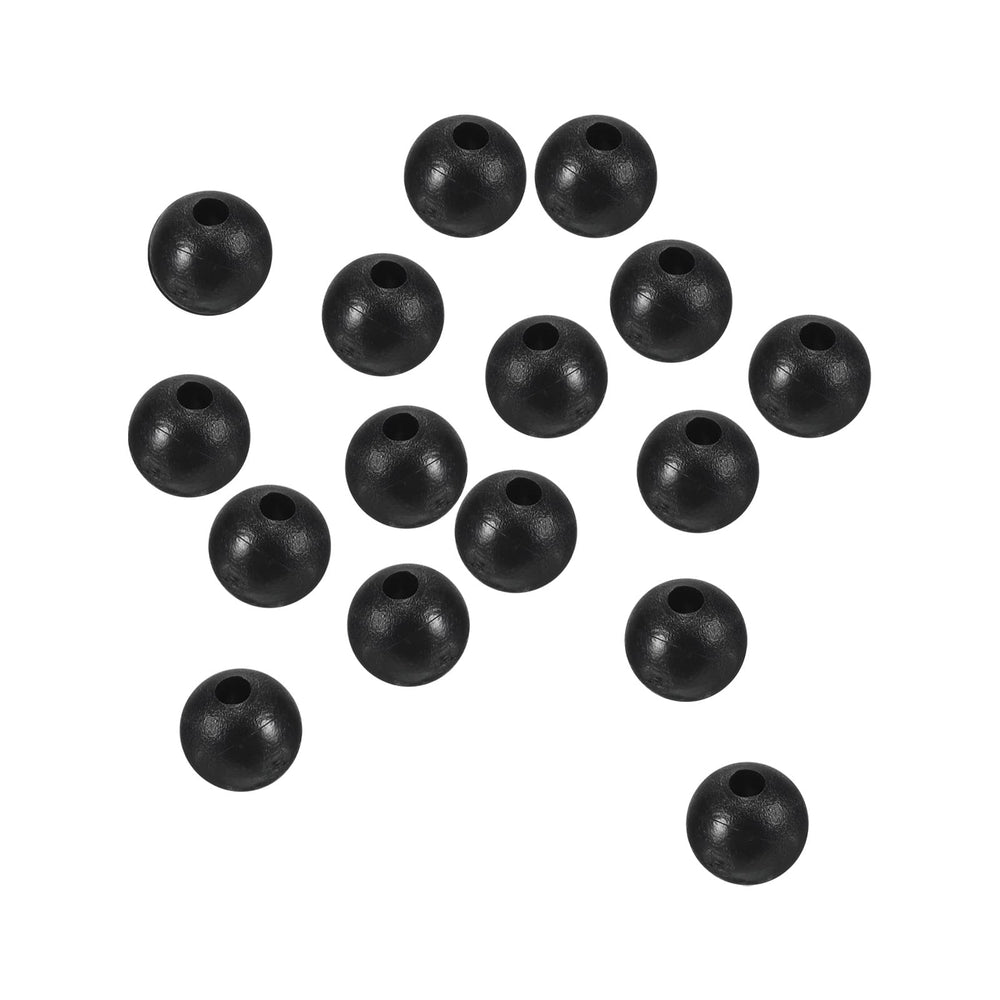 PATIKIL 5mm black fishing beads for quick line protection and lure setup.