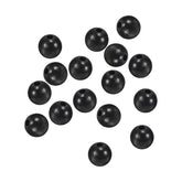 PATIKIL 6mm black fishing beads on a line for quick rigging and lure setup.