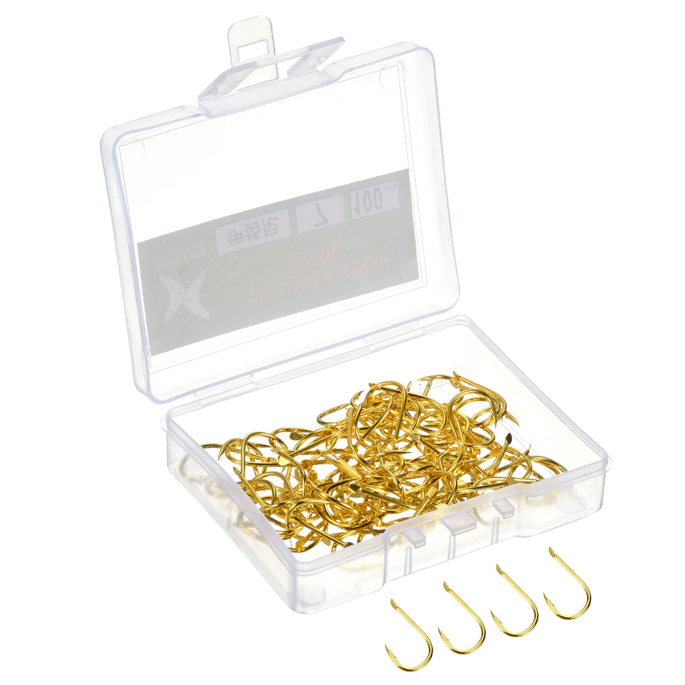 PATIKIL 7# claw hook packaging shows durable, rust-resistant hooks ready for freshwater and saltwater use.