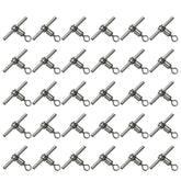 PATIKIL 88Lbs 3-Way brass swivel—front view, smooth rotation for tangle-free rigs.