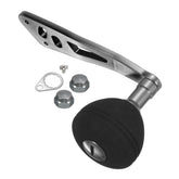 PATIKIL baitcasting power handle assembly view highlights a durable metal grip.