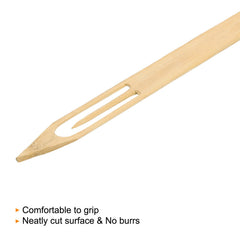 PATIKIL bamboo netting tool Natural Color offers lightweight, burr-free handling for repairs.