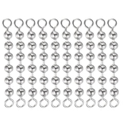 PATIKIL bead chain swivel with six beads reduces tangles for smoother casts