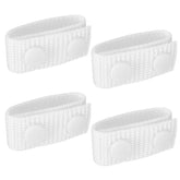 PATIKIL belt keepers with double snaps for 2.2-inch belts, secure and adjustable.