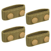 PATIKIL belt keepers with four double snaps for 2.2-inch belts.