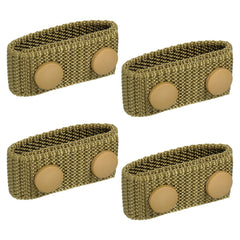 PATIKIL belt keepers with four double snaps for 2.2-inch belts.