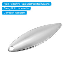 PATIKIL blade attachment hole simplifies securing to lures