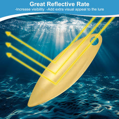 PATIKIL blade with 1.8 mm hole for easy attachment to lures
