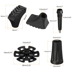 PATIKIL boot tips provide reliable traction on muddy trails