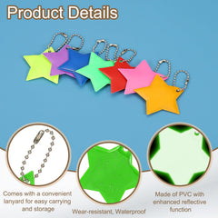 PATIKIL bright zipper pull reflective pendant on bag, increases visibility in low light.
