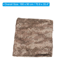 PATIKIL Desert Digital camo scarf worn over shoulders for multipurpose use