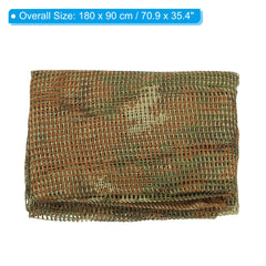 PATIKIL camouflage scarf mesh detail highlights lightweight fabric