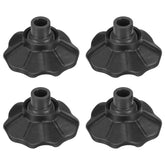 PATIKIL chair foot cover on outer leg for stability on outdoor surfaces