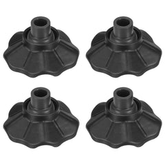 PATIKIL chair foot cover on outer leg for stability on outdoor surfaces