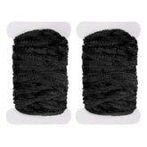 PATIKIL chenille fly tying in black—long 5 m reel for durable, versatile streamers.