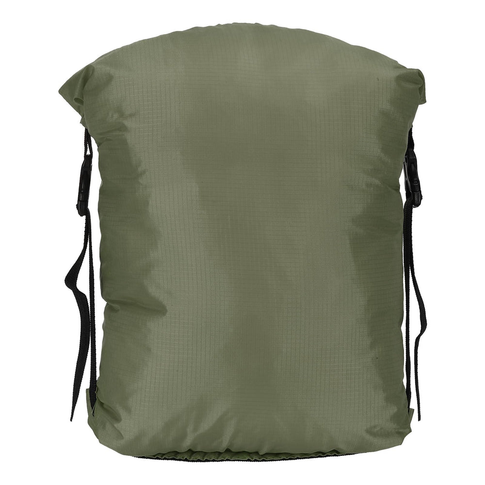 PATIKIL compression sack army green folded for space-saving storage