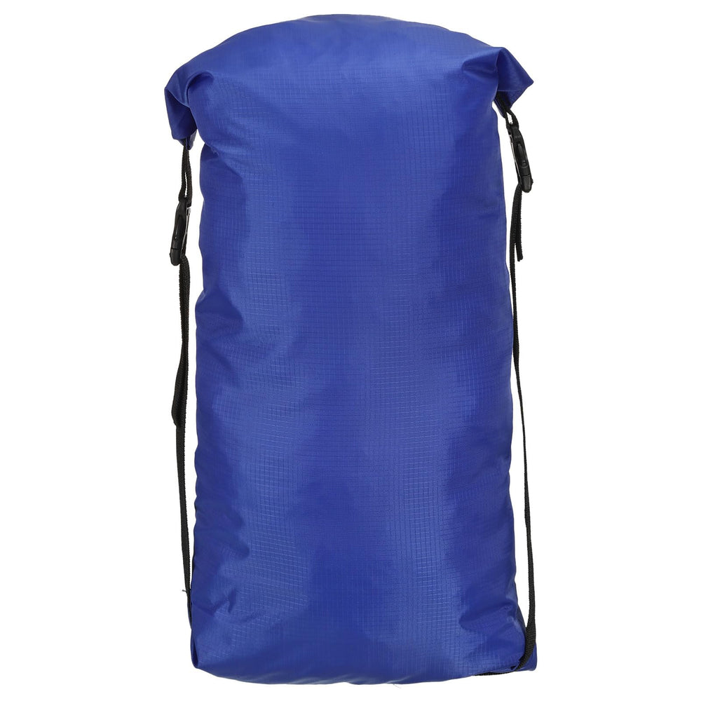 PATIKIL compression stuff sack blue front view keeps clothes organized during camping.