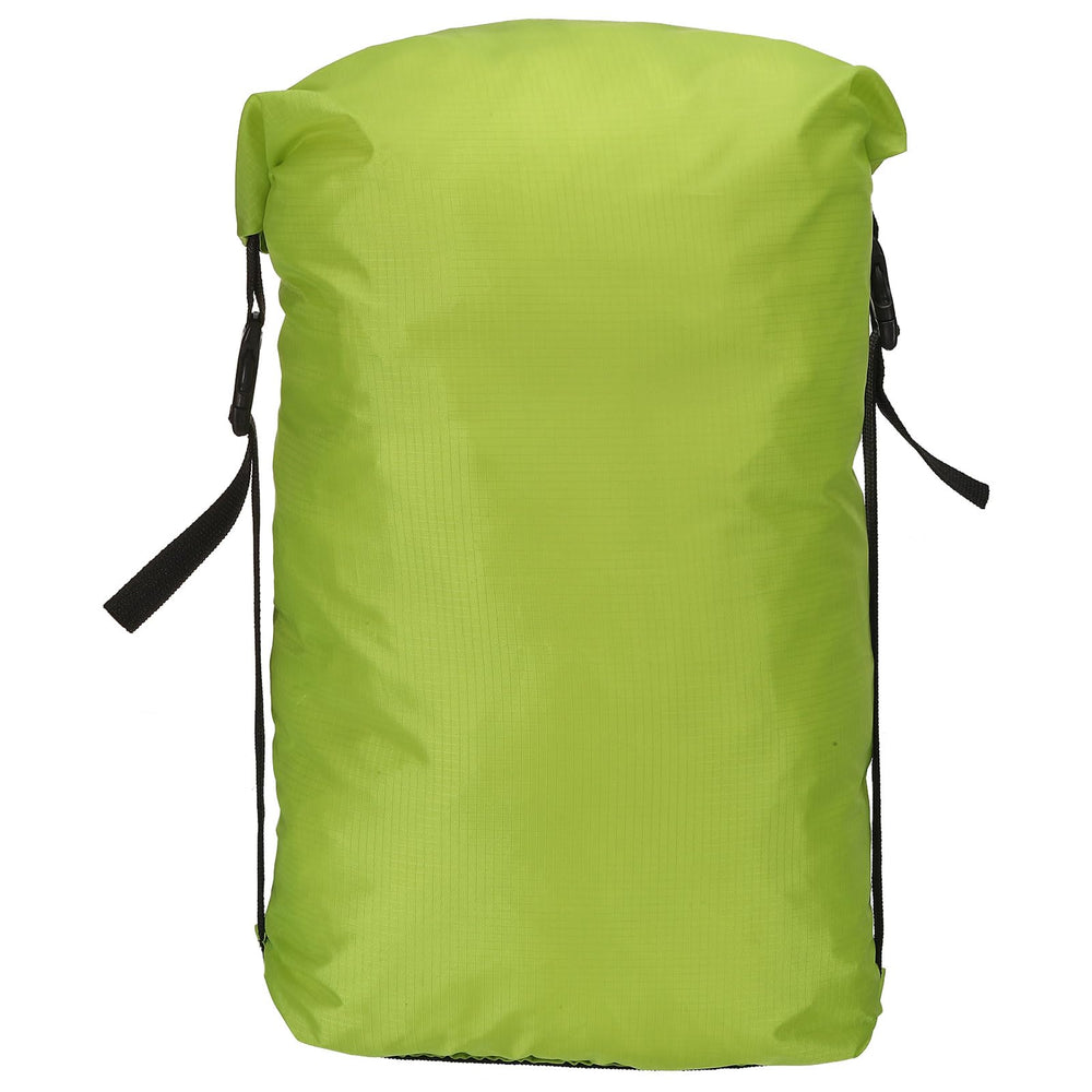 PATIKIL compression stuff sack yellow-green front view ideal for camping gear storage