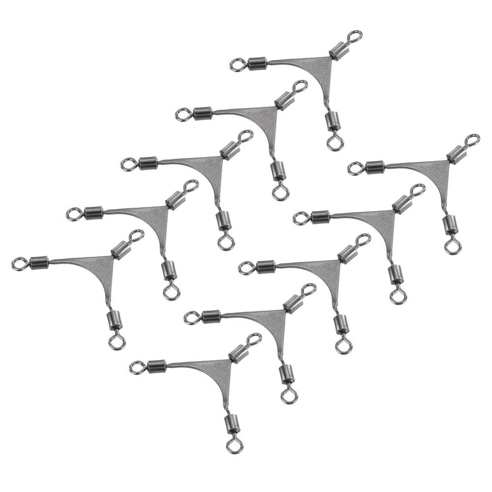 PATIKIL cross-line swivel assembly links mainline to leader for multi-hook rigs.