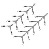 PATIKIL cross-line swivel assembly links mainline to leader for multi-hook rigs.