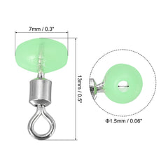 PATIKIL cross-line swivel connector linking mainline and leader with reduced tangles.