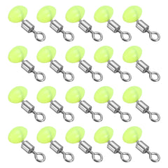 PATIKIL cross-line swivel bead yellow connects mainline to leader with smooth rotation