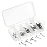 PATIKIL Double Fish Hooks size 2 close-up showing sharp tips for reliable catch