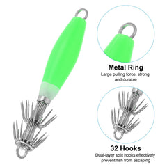 PATIKIL double-layer 32-hook design reduces squid escapes