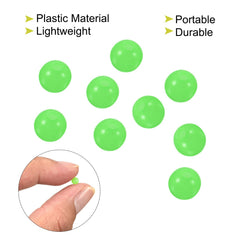 Durable plastic beads protect gear while brightening night sessions