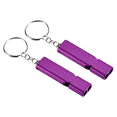 PATIKIL emergency whistle in purple with a keyring, ideal for quick signaling on hikes.