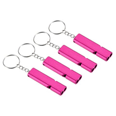 PATIKIL Emergency Whistle Rose front view for outdoor hikes.