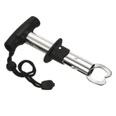 PATIKIL Fish Lip Gripper Black front view with T-shape ABS handle