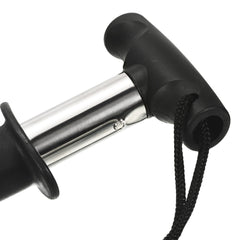 Ergonomic ABS T-shape handle with adjustable wrist strap