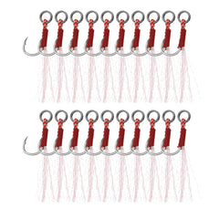 PATIKIL glow thread fishing assist hooks improve underwater visibility for lure attraction.
