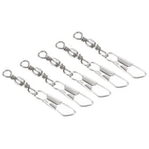 PATIKIL barrel swivel with interlock snap for tangle-free fishing