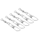 PATIKIL fishing barrel swivel with interlock snap for secure lure connections and easy swaps.