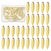 PATIKIL fishing blade in gold tone for vibrant attraction.