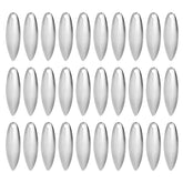 PATIKIL fishing blade silver 25x8mm with bright finish for visibility