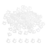 PATIKIL White D-shaped fishing clevis 7.9mm (0.31 inch) – 100 pieces