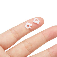100-pack D-shaped fishing clevis for lure assembly