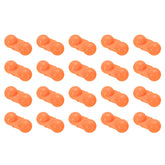 PATIKIL double rattle beads orange pack for visibility and sound underwater
