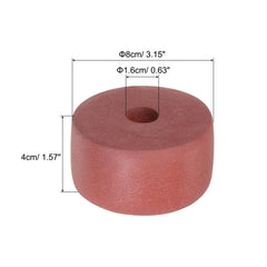 Red PATIKIL marker buoy pair ready for use with rope