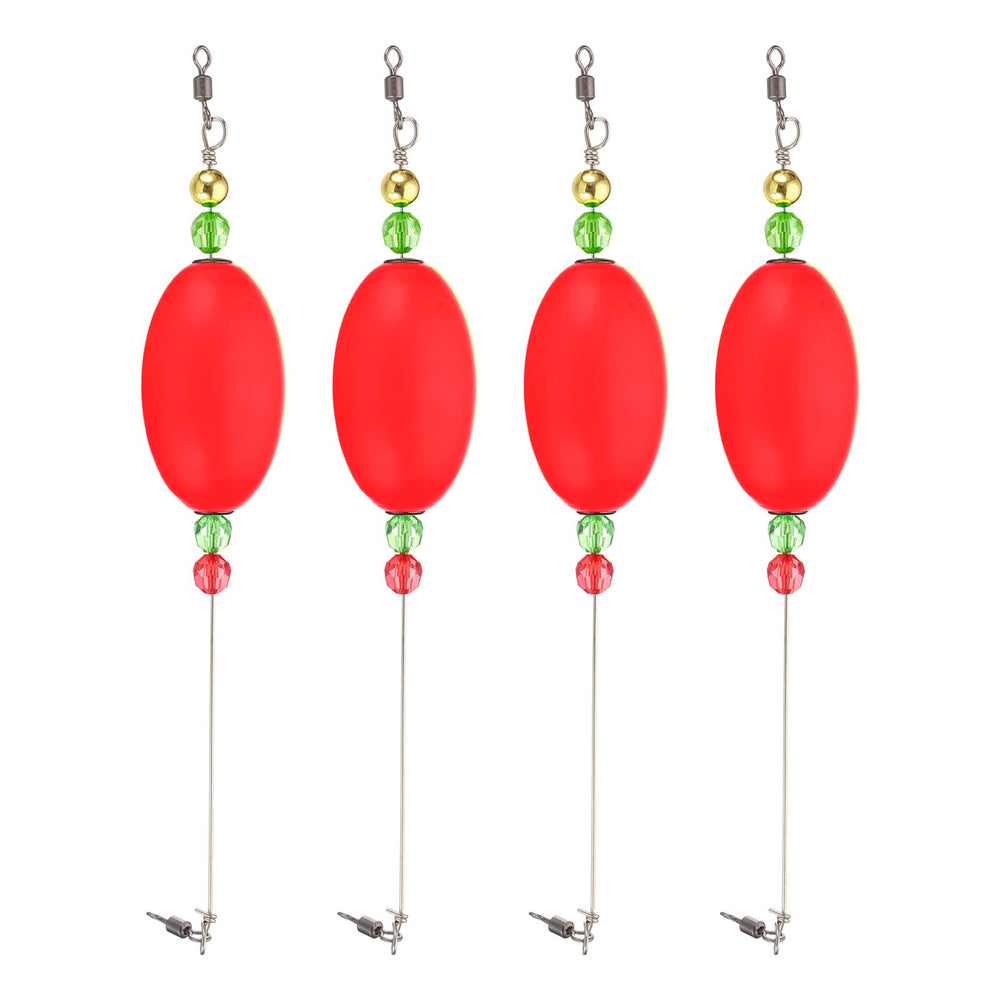 PATIKIL fishing floats 10 inch red for high-sensitivity bite detection