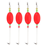 PATIKIL fishing floats 10 inch red for high-sensitivity bite detection