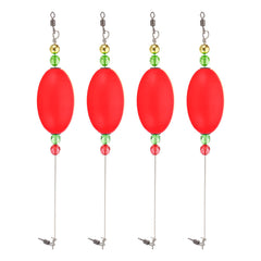PATIKIL fishing floats 10 inch red for high-sensitivity bite detection