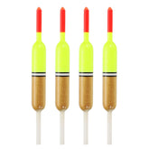PATIKIL fishing floats front view in red and yellow for high visibility at distance