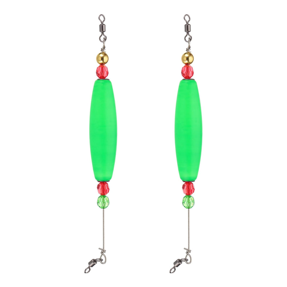 PATIKIL 8.3 inch fishing float in front view; durable green bobber for versatile use.