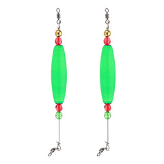 PATIKIL 8.3 inch fishing float in front view; durable green bobber for versatile use.