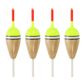 PATIKIL oval red-yellow float boosts bite detection visibility.